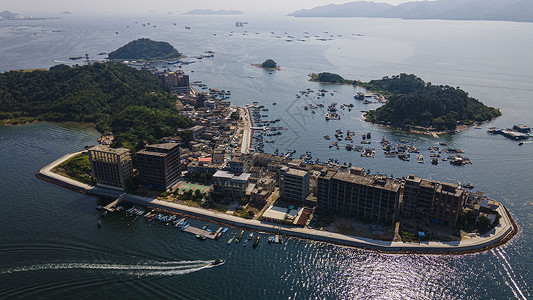 惠州大亚湾大亚湾东升岛背景