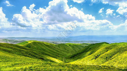 内蒙古大青山沟壑秋季景观背景图片