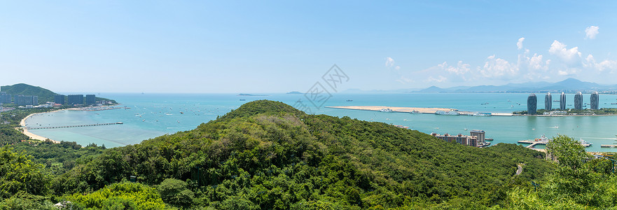 海南三亚自然风光旅游之城高清图片素材