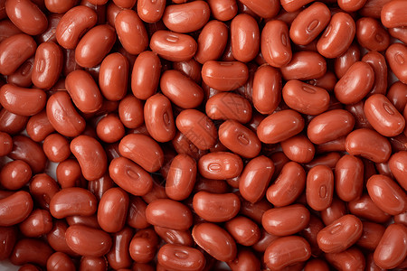 红色的豆糖糖纳红豆高清图片