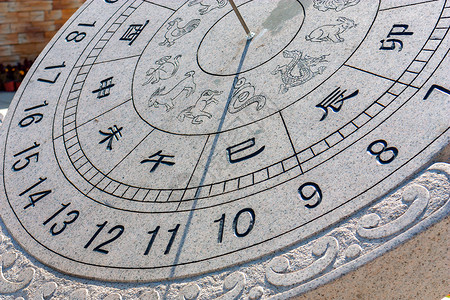 日晷古代计时工具高清图片