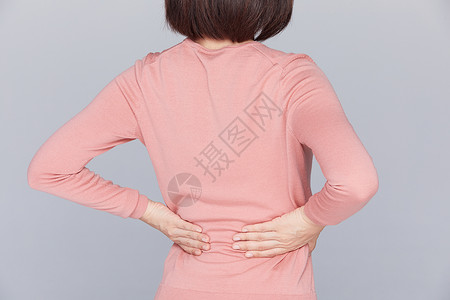 器官素材女性身体不适腰部不舒服背景