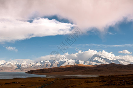 喜马拉雅雪山喜马拉雅纳木那尼峰背景