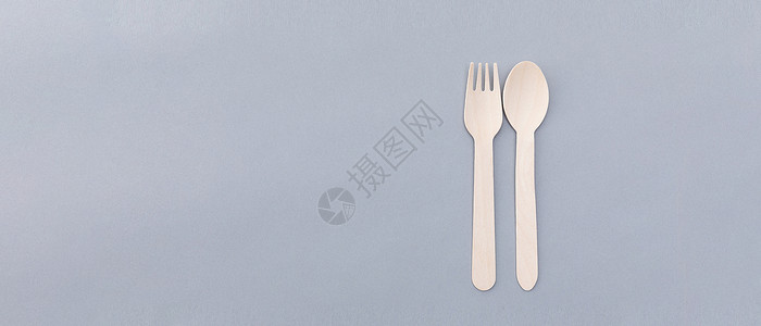 创意餐具勺子塑料叉高清图片