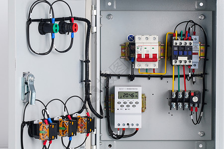 开关控制箱线路输出高清图片