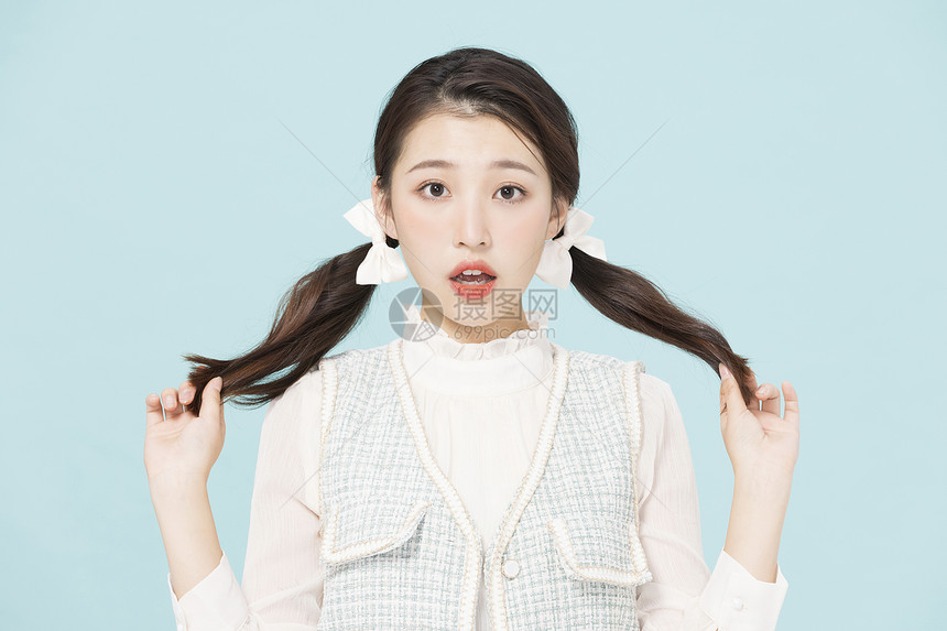双马尾 