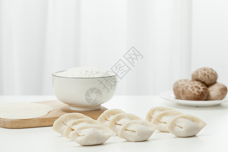 饺子水饺背景图片