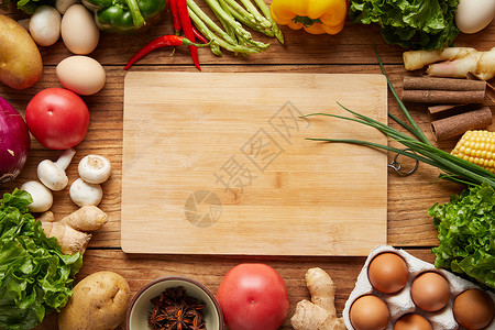 蔬菜美食背景素材背景图片