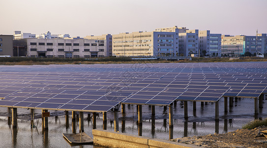 太阳能发电站瑞安市西湾光伏发电站背景