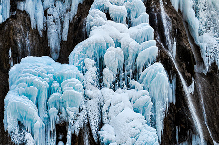 冬季冰川图片