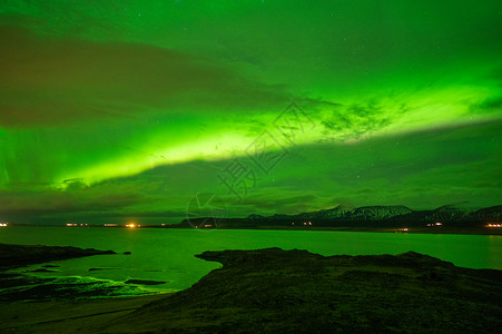 挪威特罗姆瑟北极光图片