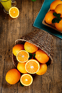 新鲜橙子热带水果伦高清图片