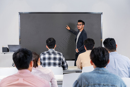 成人教育学院教师讲课背景图片