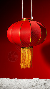 春节红色灯笼图片