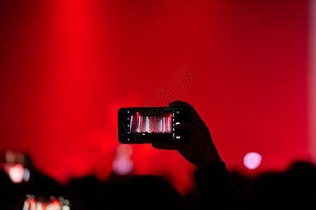 演唱会氛围手机拍摄摇滚乐队演出现场背景