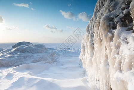 冬天冰雪风光高清图片