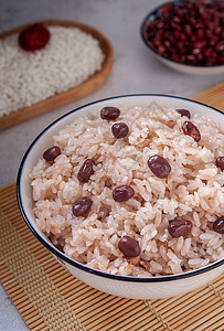赤豆糯米饭背景图片