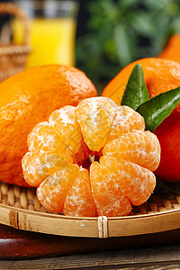 掰丑橘春见粑粑柑背景