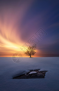 死海夕阳雪景冬季雪景晚霞背景