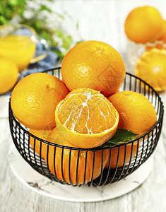新鲜爱媛果冻橙背景图片