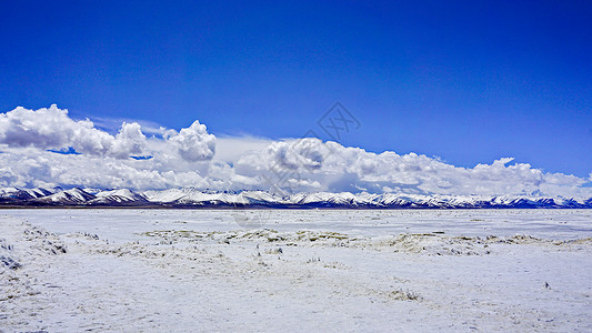 冬天西藏纳木措风光背景图片