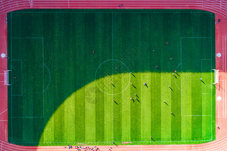 标准足球场俯视图高清图片
