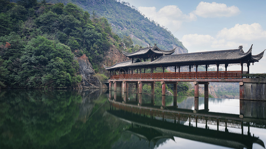 浙江省天台山琼台仙谷风景区图片