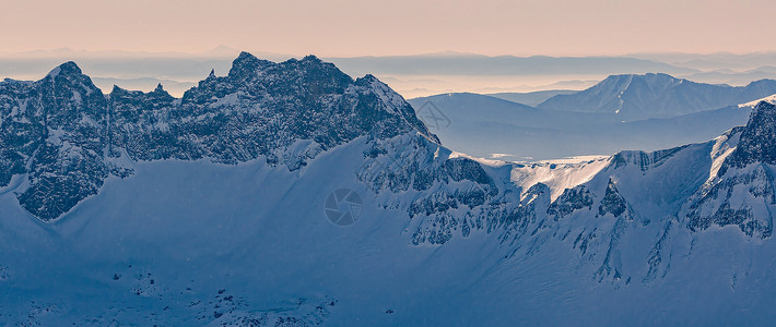 吉林长白山冬天风景背景图片