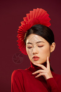 中国风国潮创意美女图片