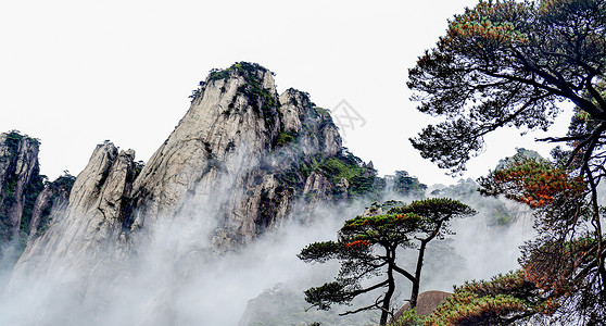 上饶风景江西上饶三清山景区背景