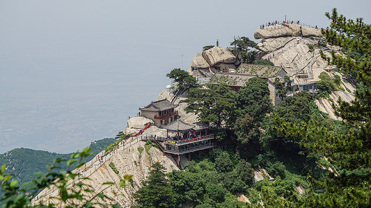 五岳之西岳陕西西安华山背景