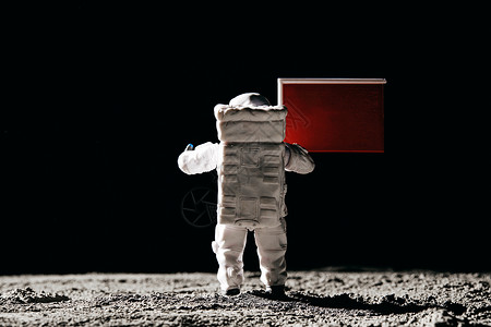 太空登月宇航员创意微距图片