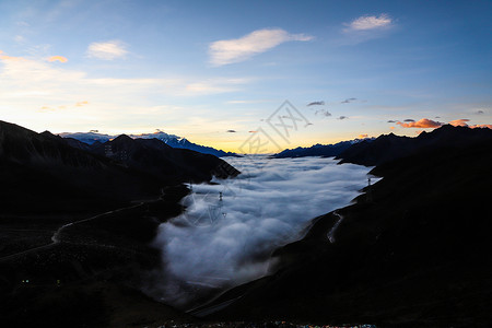 折多山云海图片