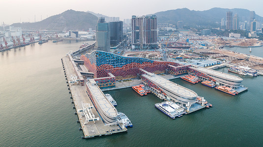 太子湾邮轮母港背景图片