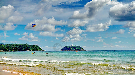 泰国普吉岛皮皮岛甲米海滩高清图片