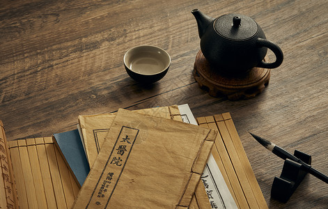 旧书签素材中国传统文化素材背景
