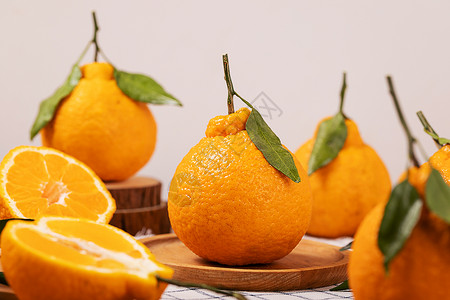 水果丑橘春见柑橘柑桔高清图片