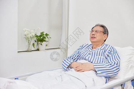 浅表性胃炎住院的老人腹部疼痛背景