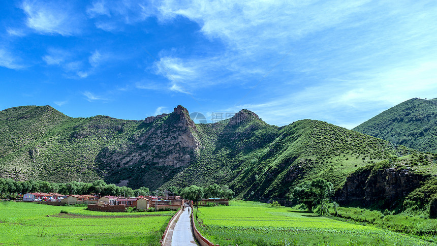 内蒙古山区夏季景观图片