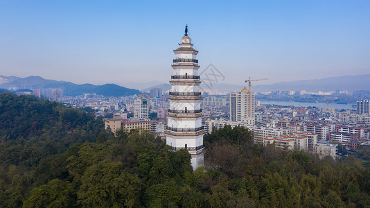 广东肇庆文明塔古建筑背景图片