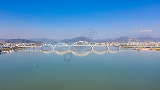 广东潮州韩江金山大桥高清图片
