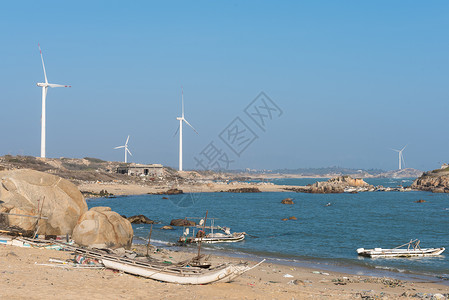 揭阳景点广东揭阳惠来县客鸟尾海滨风光背景