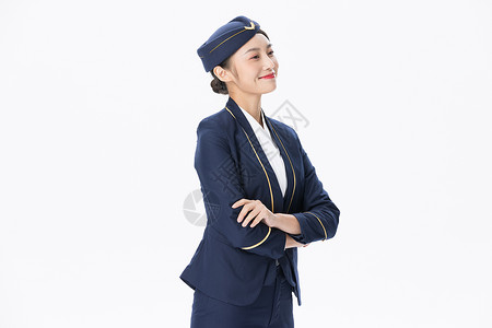 空乘女性职业装空姐背景图片
