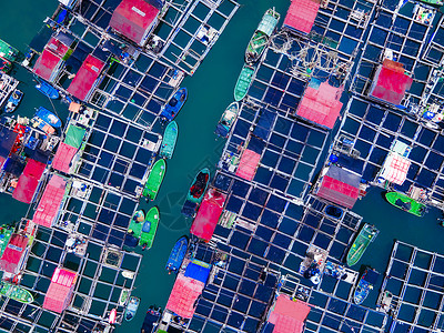 海南陵水疍家渔排图片