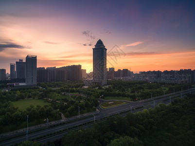 沿海城市风光背景图片