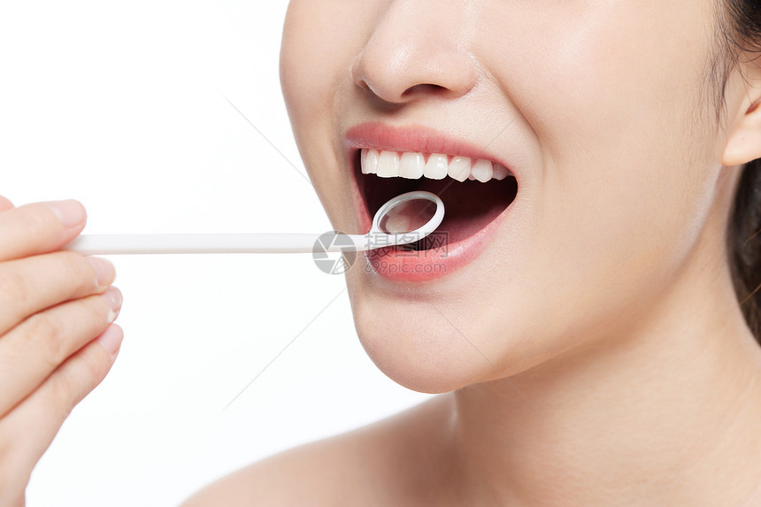 爱牙日女性牙齿健康护理检查图片