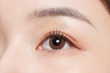 美女眼妆创意女性眼睛眼部特写背景