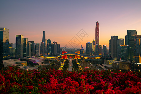 深圳城市地标建筑背景图片