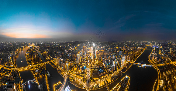 广州地标建筑夜景背景图片