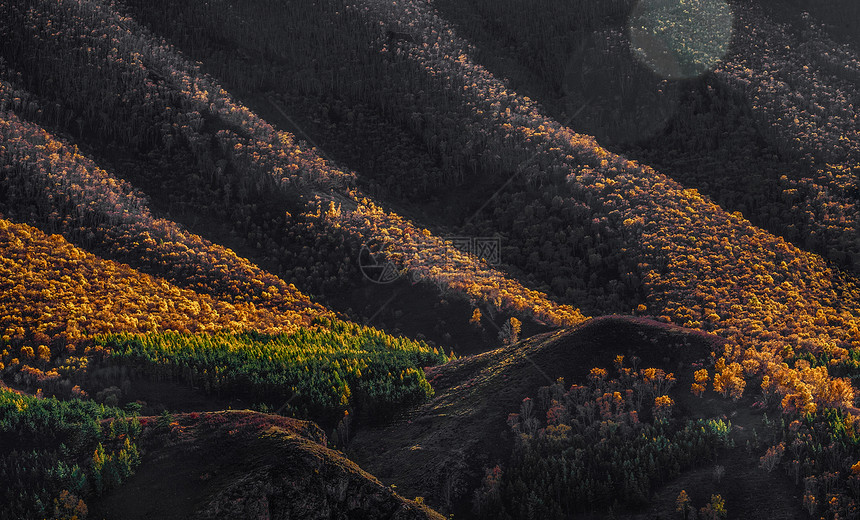 内蒙古大青山秋季景观图片